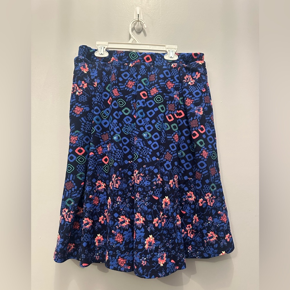 Lularoe Madison Skirt Women’s Floral & Geometric Midi Skirt women’s medium